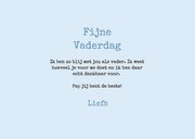 Schattige vaderdagkaart papa zoals jou is er maar eendje 3