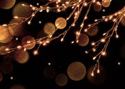 Sfeervol kerstkaartje met foto en lichtjes 2