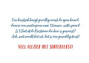 Sinterkerst-kaart met Sinterklaas en Kerstman 2
