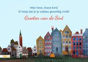 Sinterklaaskaart 'Groeten uit ...’ (vervangende plaatsnaam) 3