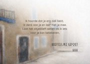 Sterkte kaart geschilderd straatje 3