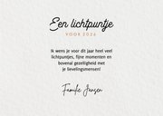 Sterktekaart lichtpuntjes voor 2026 met sterren papierlook 3