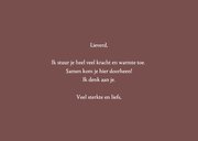 Sterktekaart met bloemenrand 3