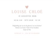 Stijlvol geboortekaartje grote foto 3