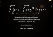 Stijlvol nieuwjaarskaartje zwart met gouden 2026 glitters 3