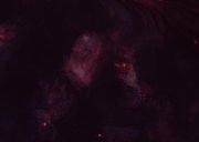 Stijlvolle rode kerstkaart 2026 met marmer swirl Achterkant