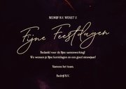 Stijlvolle rode zakelijke kerstkaart 2026 met marmer swirl 3