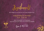 Stijlvolle uitnodiging voor jouw kerstborrel 3