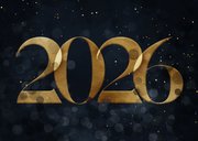 Stijlvolle zakelijke kerstkaart gouden 2026 2