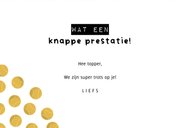 Stoere felicitatiekaart jongen tennis prestatie 3