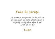 Stoere verjaardagskaart met abstracte kaarsjes en foto 3