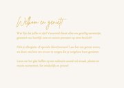 Tafelkaartje tijdloos take your seat goud  3