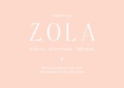 Trendy geboortekaartje meisje felle tint roze met goud 3