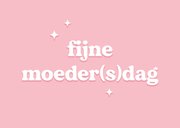 Trendy roze moederdagkaart voor een gay koppel 2