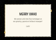 Typografisch kerstkaartje merry xmas post 3