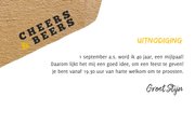 Uitnodiging Cheers & Beers to years met foto's 3