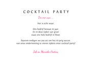 Uitnodiging cocktail party voor iedere gelegenheid 3