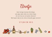 Uitnodiging eten kleine auto 3