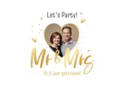 Uitnodiging jubileumfeest cartoon humor proost feestje 2