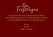 Uitnodiging kerstmarkt algemeen sterren fotokaart  3