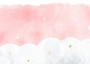 Uitnodiging kinderfeestje meisje met eenhoorn en regenboog Achterkant