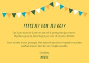 Uitnodiging kinderfeestje vanuit een stoere jeep 2