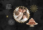 Uitnodiging oudejaarsavond vuurwerk oliebollen aftellen 2