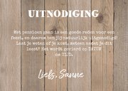 Uitnodiging pensioen kraft foto slinger 3