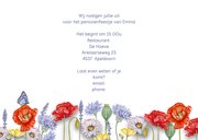 Uitnodiging pensioen veldbloemen 3