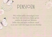 Uitnodiging pensioen vintage 2