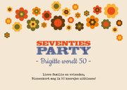 Uitnodiging Seventies party 2