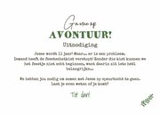 Uitnodiging speurtocht feestje schatkist zoeken landkaart 3