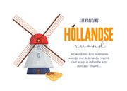 Uitnodiging thema molen borrel foto Hollands feestje  2