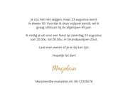 Uitnodiging verjaardag confetti krijtbord foto's 3