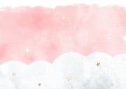 Uitnodiging verjaardag kind met eenhoorn en regenboog Achterkant