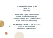 Uitnodiging verjaardag met kleurrijke confetti 3