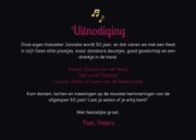 Uitnodiging verjaardag platenspeler vinyl lp foto roze 3