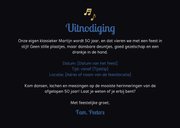 Uitnodiging verjaardagskaart platenspeler vinyl lp foto 3