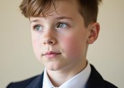 Bedankkaart vormsel communie donkerblauw met foto 2