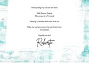 Uitnodiging wegwijzer strandstijl met foto 3