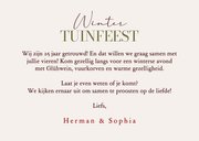 Uitnodiging winter tuinfeest glühwein feestje stijlvol 3