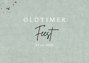 Uitnodigingskaart oldtimer 2