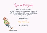 Uitnodigingskaart swingend verjaardagsfeest 3