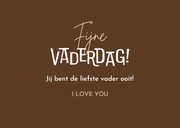 Vaderdagkaart i love you papa fotokaart iedere dag Vaderdag 3
