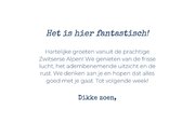 Vakantie collagekaart met eigen foto's 3