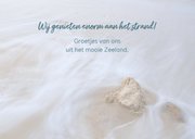 Vakantiegroet strand Zoutelande 3