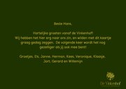 Vakantiekaart de Vinkenhof 2