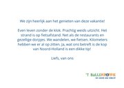 Vakantiekaart groeten uit de kop van Noord-Holland!  3