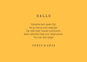 Vakantiekaart zon strand warm weer vrolijk zonnestralen 3