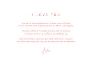 Valentijnskaart thank you bedankt vriendschap i love you 3